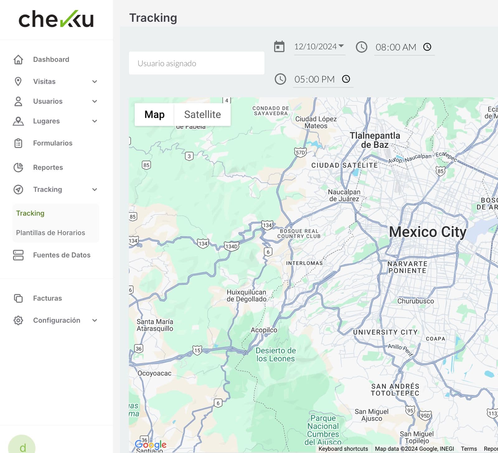 Ubicación GPS en Tiempo Real